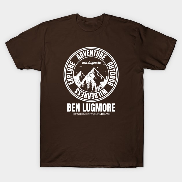 Ben Lugmore Mountain, Mountaineering In Ireland Locations T-Shirt by Eire